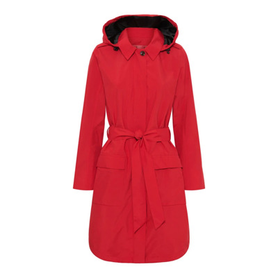 Image of Lente Functie Trenchcoat Jas Chili Rood Notyz , Red , Dames