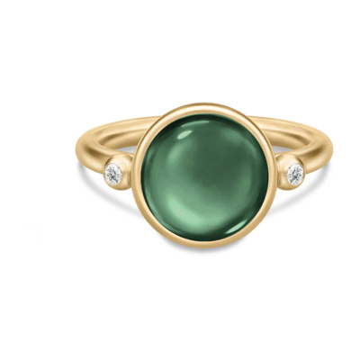 Image of Tijdloze Prime Ring met Turmalijn Kristal Julie Sandlau , Green , Dames