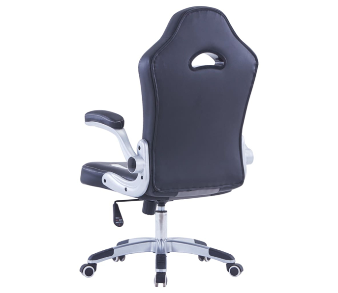 vidaXL gamer szék, műbőr, fekete fehér szürke vidaXL gamer szék, műbőr, fekete fehér szürke