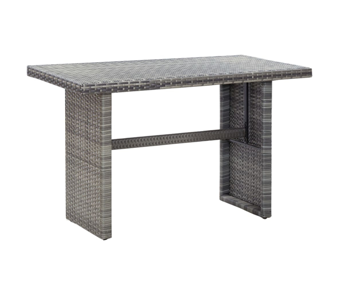 vidaXL antracitszürke polyrattan kerti asztal 110 x 60 x 67 Antracitszürke polyrattan kerti asztal 80 x 80 x 74 cm