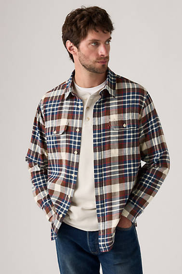 Levi's Jackson Worker Overshirt In Multi