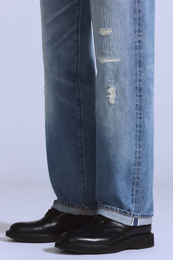 Levi's Blue Tab Anchor Relaxed Jeans In Blue