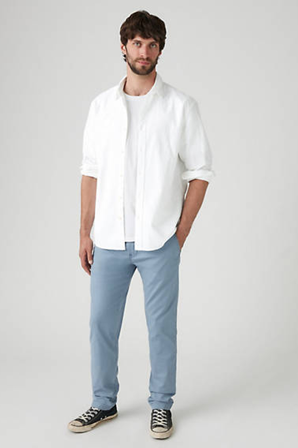 Levi's XX Chino Standard Taper Cotton Linen Pants - Men's - 31X34 - Blue