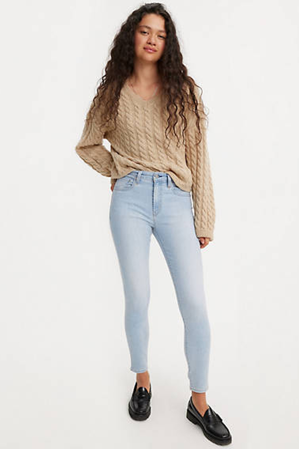 Levi's 721 High Rise Skinny Performance Cool Jeans - Women's - 28X32 - Blue