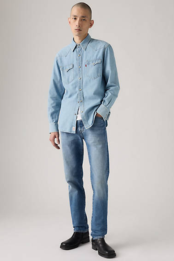 Levi's 501 Slim Taper Jeans In Blue
