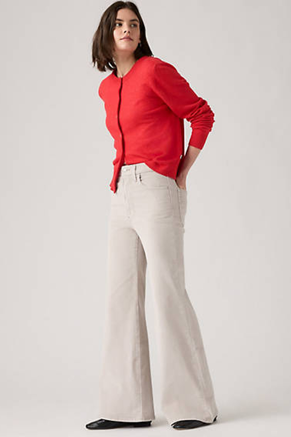Levi's Ribcage Bells Jeans In Gray
