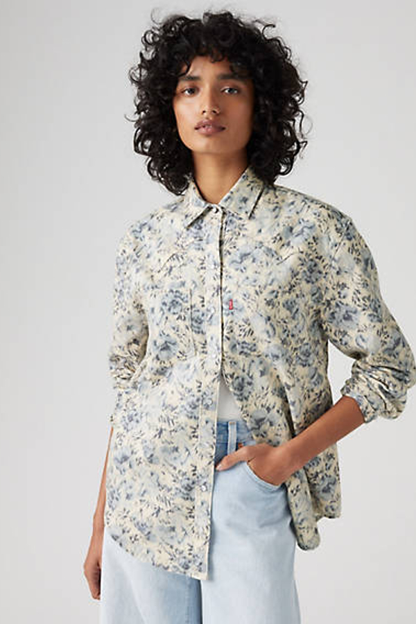 Levi's Teodora Western Shirt - Women's - S - Blue