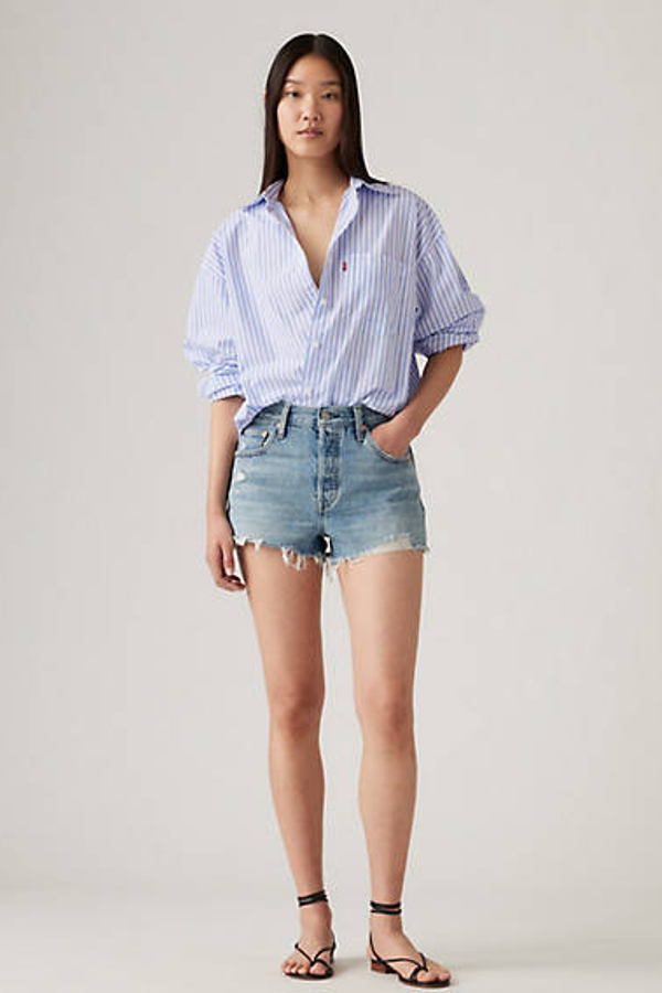 Levi's 501 Original Shorts - Women's - 25 - Blue
