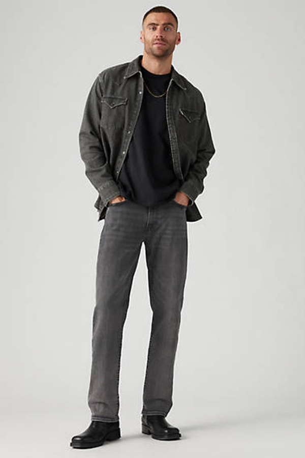 Levi's 514 Straight Jeans - Men's - 40X32 - Grey