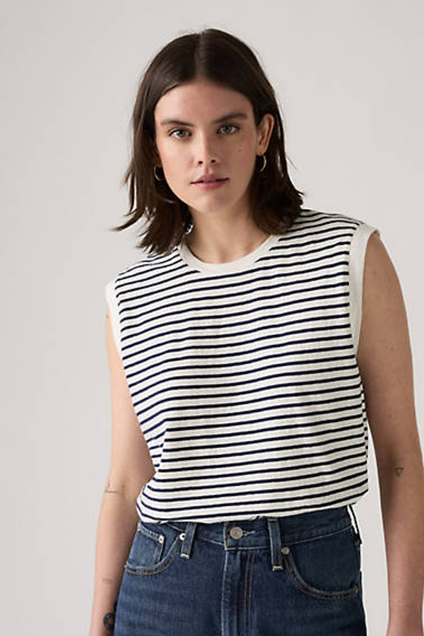Levi's Boxy Tank Top - Women's - L - Blue
