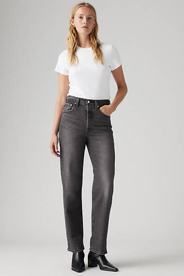 Levi's Ribcage Straight Ankle Jeans - Women's - 29X29 - Black