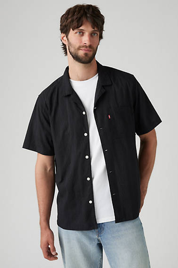 Levi's Sunset Camp Shirt - Men's - S - Black