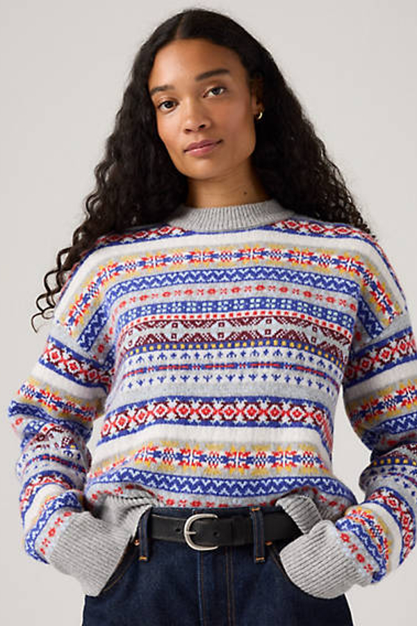 Levi's Ines Fairlisle Sweater In Multi