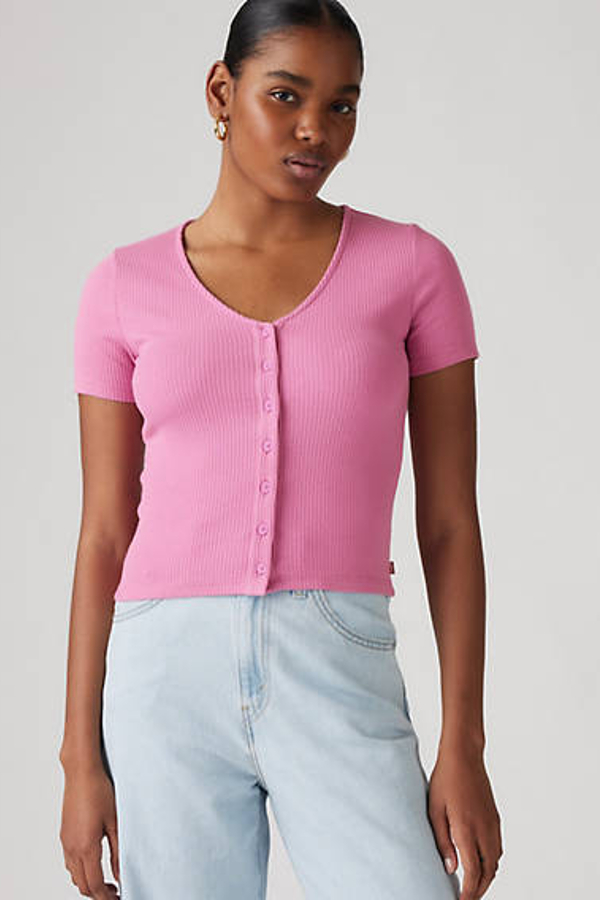 Levi's Muse Tee In Pink / Crocus