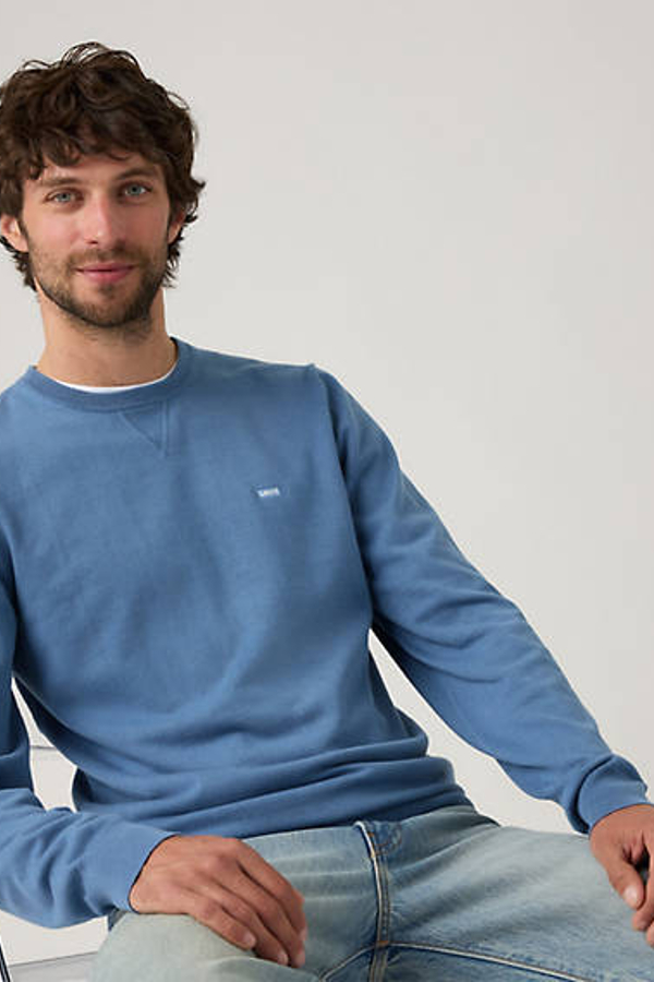 Levi's Lightweight Housemark Sweater - Men's - 2XL - Blue