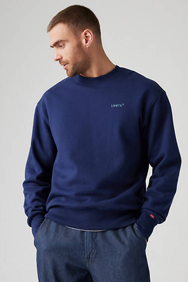 Levi's Authentic Crewneck Sweatshirt - Men's - M - Blue