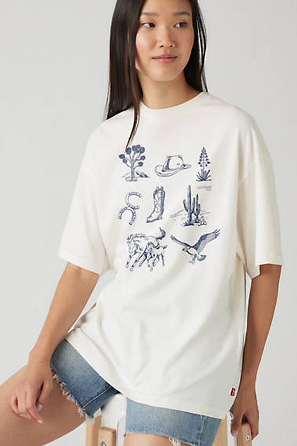 Levi's Graphic Tee In White