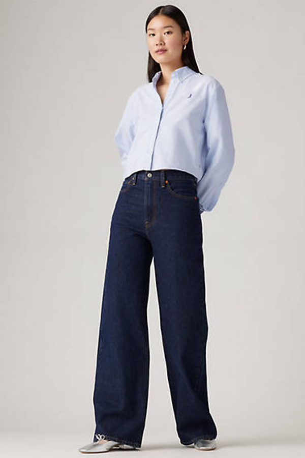 Levi's Ribcage Wide Leg Jeans - Women's - 31X30 - Blue
