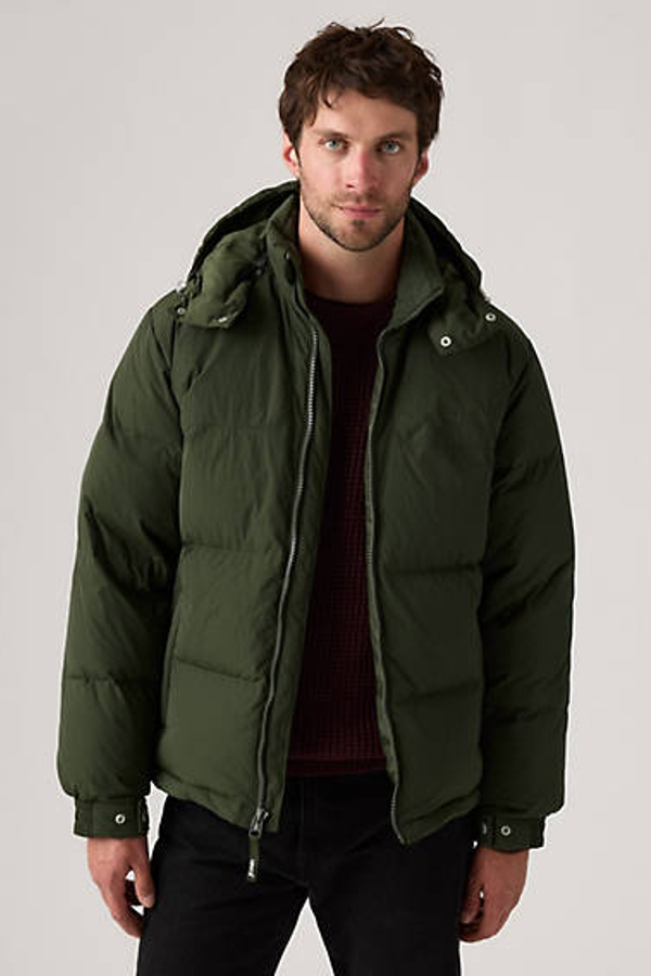 Levi's Rockridge Short Puffer Jacket In Green