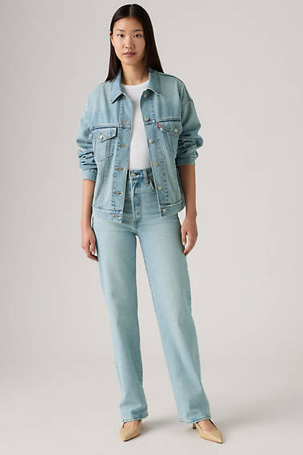 Levi's Ribcage Full Length Jeans - Women's - 27X34 - Blue