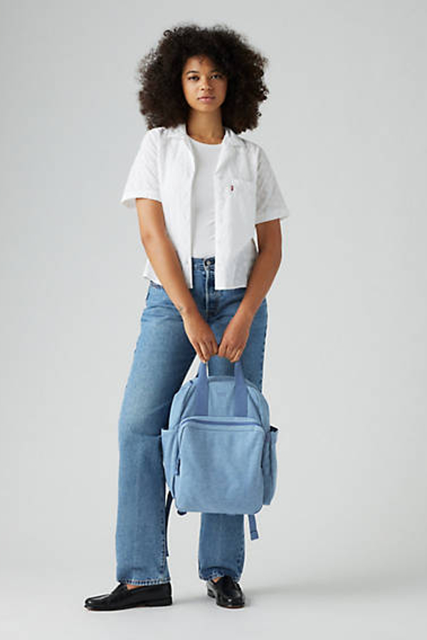 Levi's L Pack Round Backpack In Blue