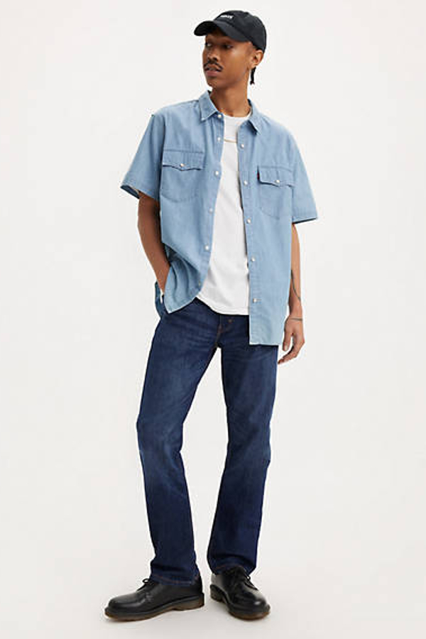 Levi's 513 Slim Straight Jeans - Men's - 34X36 - Blue