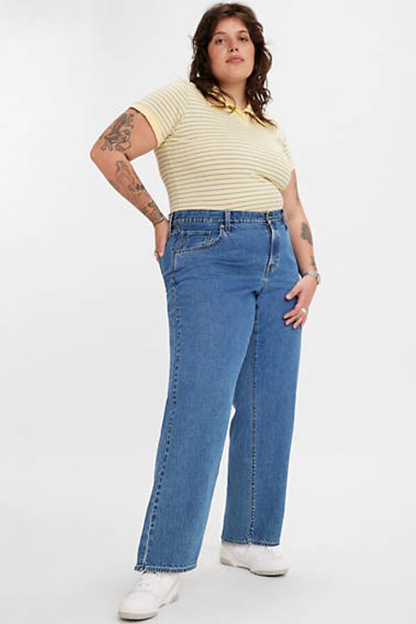 Levi's Baggy Dad Women's Jeans (plus Size) 22m In Blue