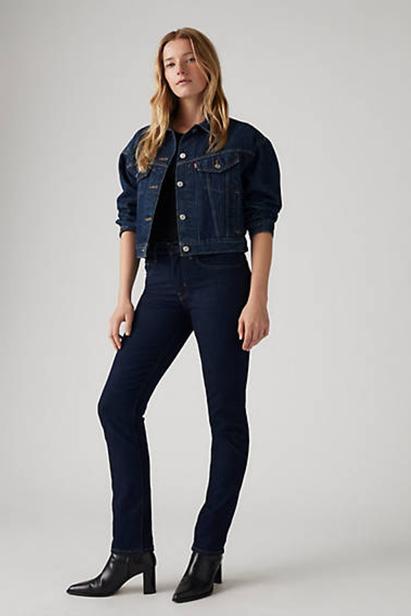 Levi's 724 High Rise Straight Jeans - Women's - 24X30 - Blue