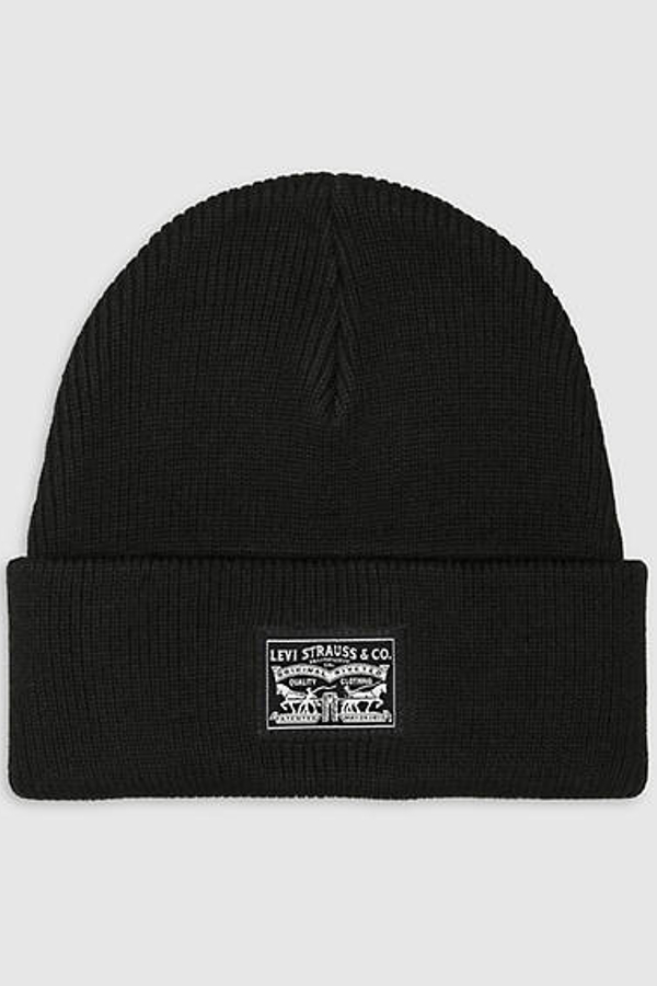 Levi's Backpatch Beanie In Black
