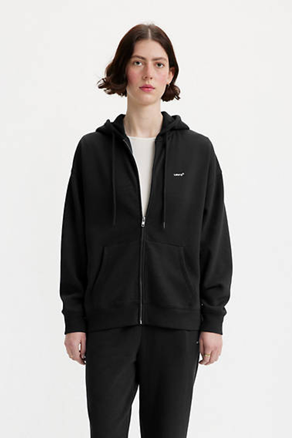 Levi's Everyday Zip Up Hoodie - Women's - L - Black