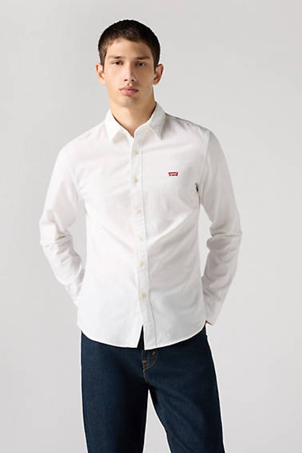Levi's Battery Housemark Slim Fit Shirt - Men's - S - White