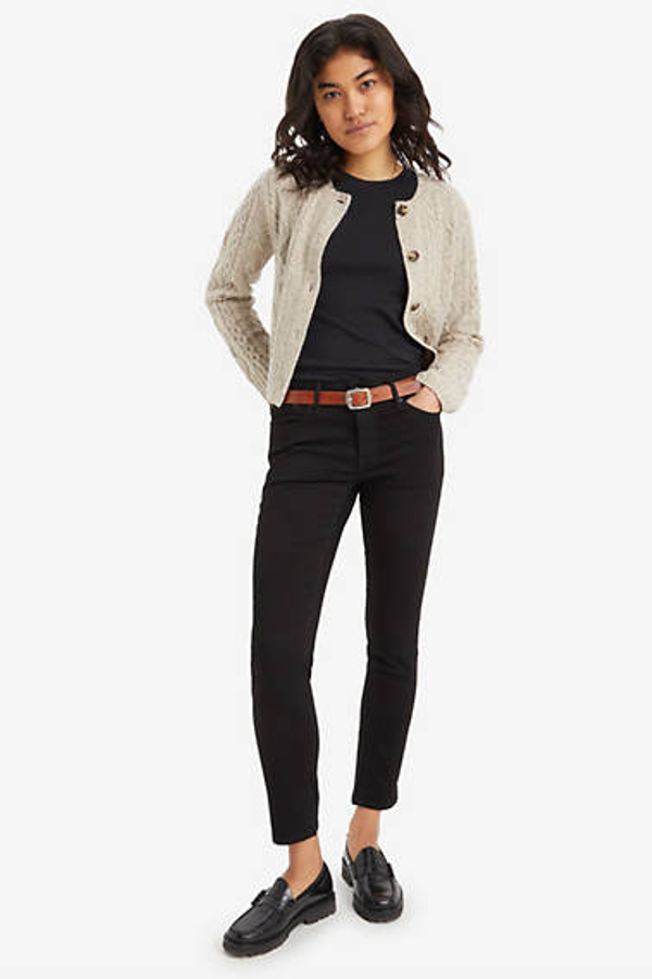 Levi's 712 Slim Welt Pocket Jeans - Women's - 27X30 - Black