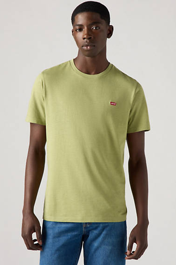 Levi's Men's Green Original Housemark Tee - Extra Small
