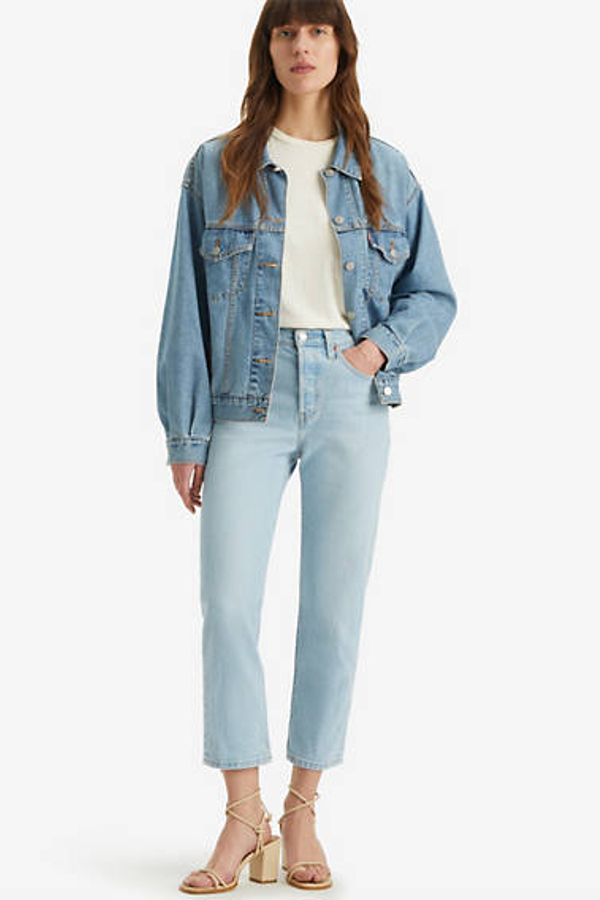 Levi's 501 Crop Jeans - Women's - 24X30 - Blue