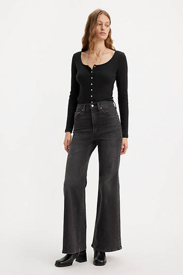 Levi's Ribcage Bell Jeans - Women's - 32X32 - Black