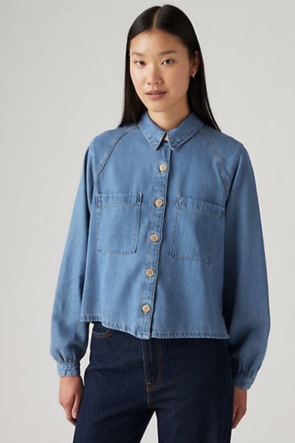 Levi's Tyla Lightweight Shirt In Blue
