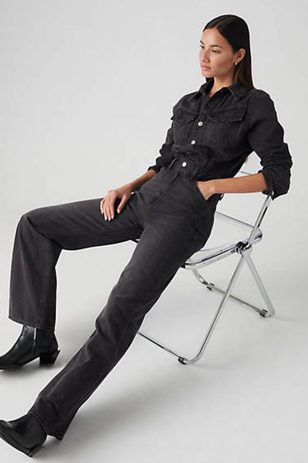 Levi's Western Jumpsuit In Black