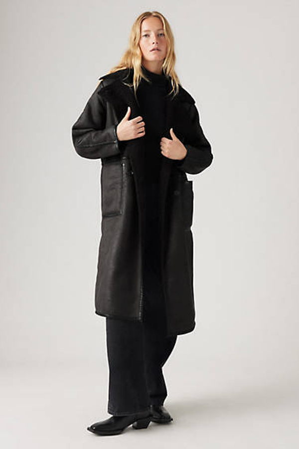 Levi's Naomi Reversible Coat In Black