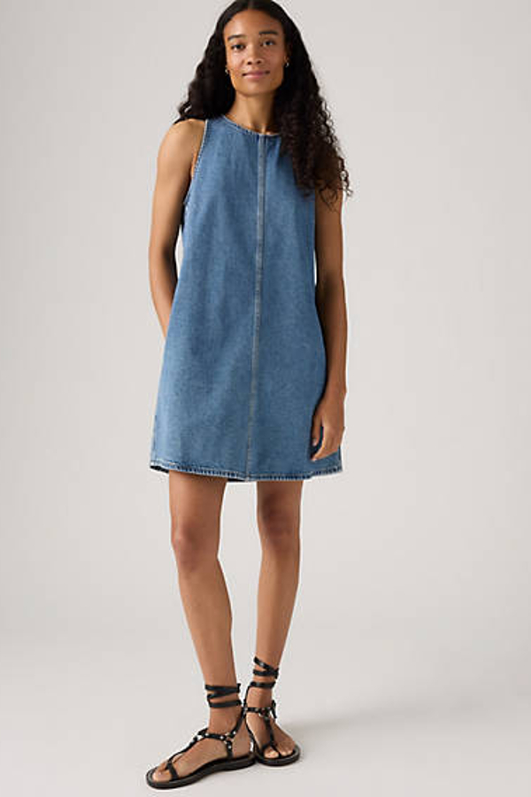 Levi's 90s Shift Dress - Women's - L - Blue