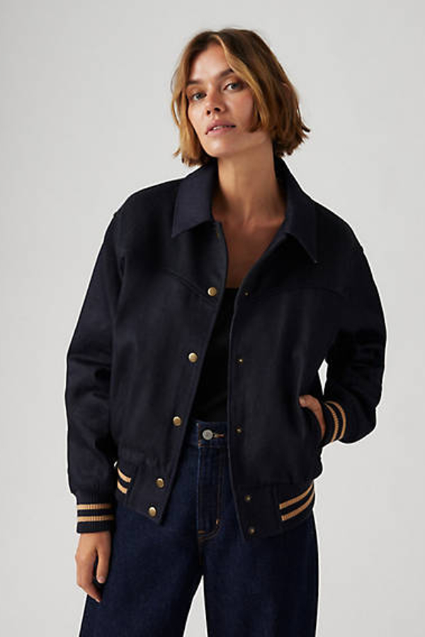 Levi's Lennox Varsity Jacket In Blue