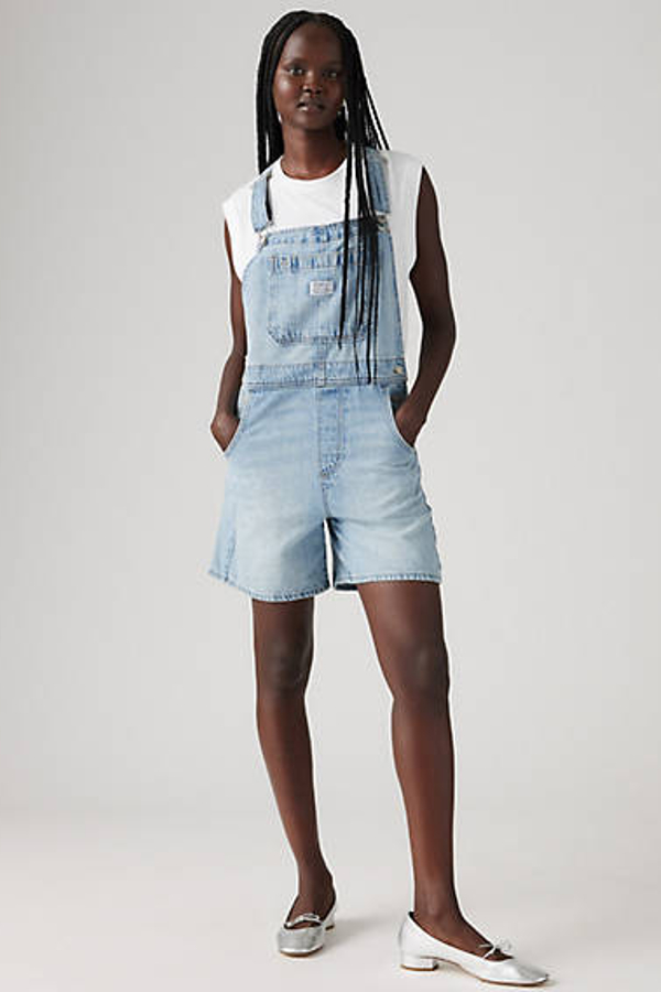 Levi's Utility Shortalls - Women's - S - Blue