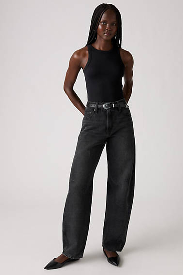 Levi's Baggy Dad Barrel Jeans - Women's - 30X30 - Black
