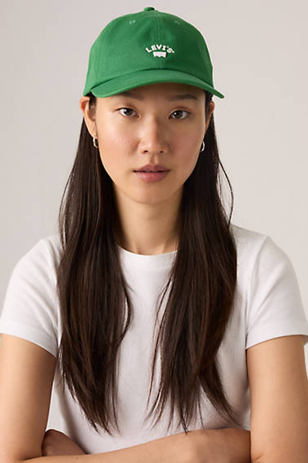 Levi's Lazy Girl Logo Cap In Green