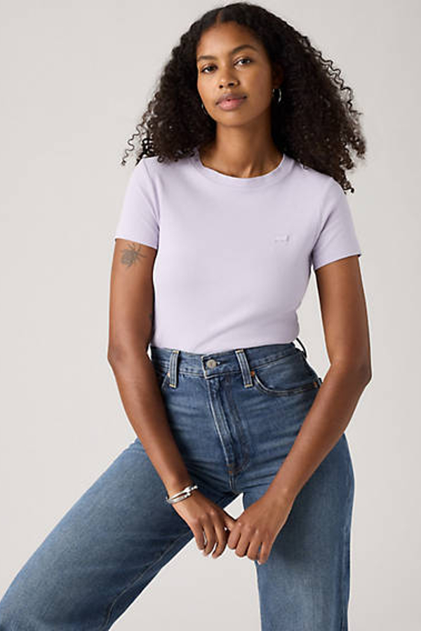 Levi's Essential Housemark Tee - Women's - S - Blue