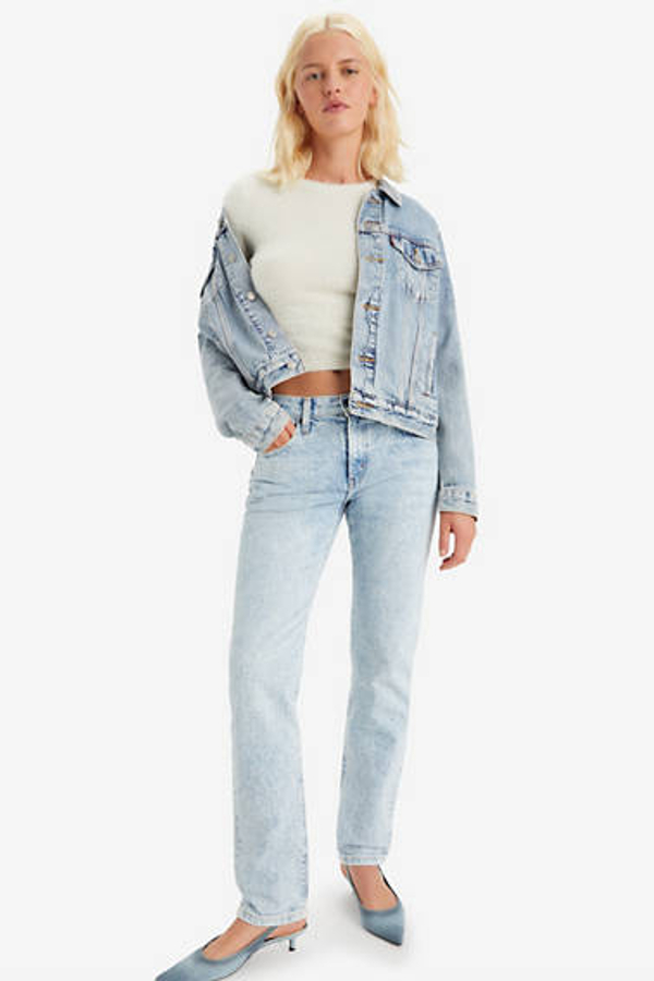Levi's Middy Straight Jeans - Women's - 28X31 - Blue
