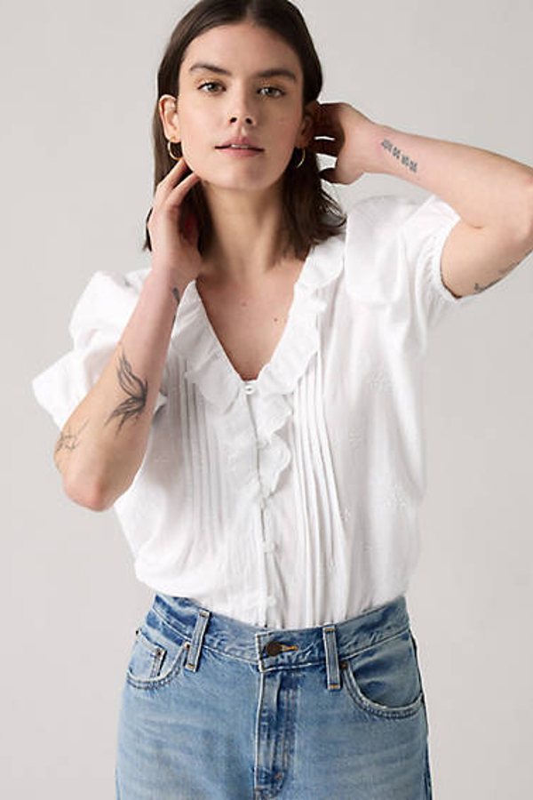Levi's Giselle Ruffle Blouse