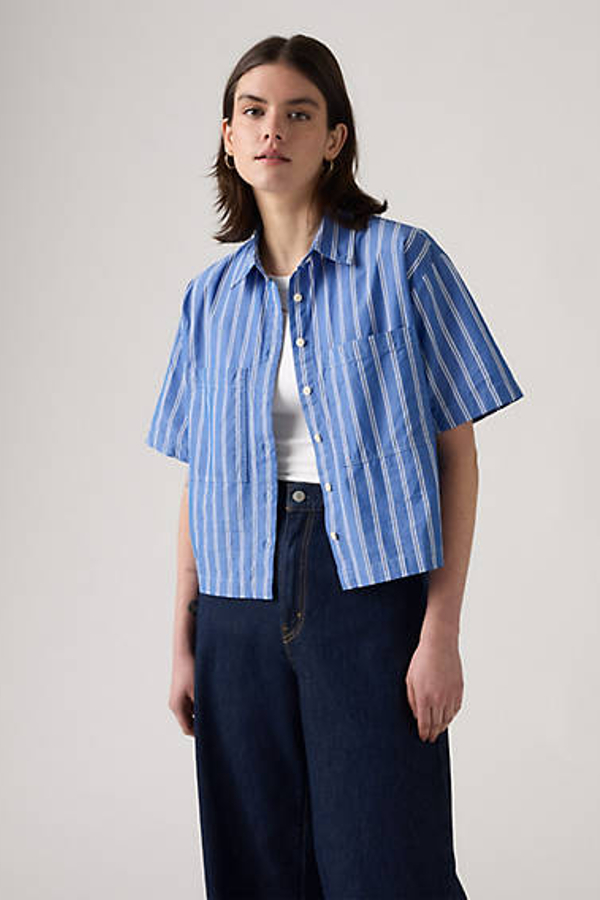 Levi's Harlie Short Sleeve Cropped Shirt