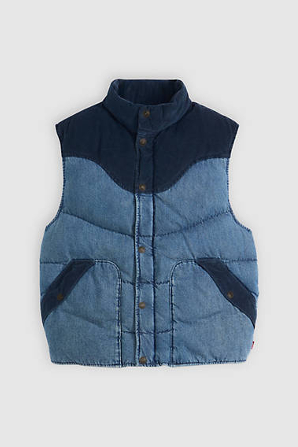 Levi's Wild West Vest In Blue