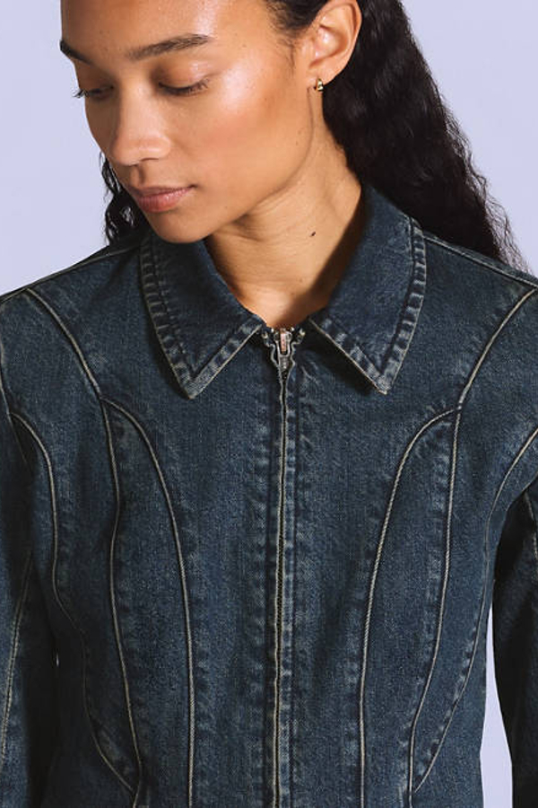 Levi's Blue Tab Moto Jacket In Blue