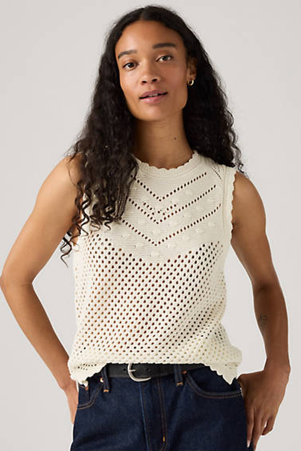 Levi's Adrienne Crochet Tank Top